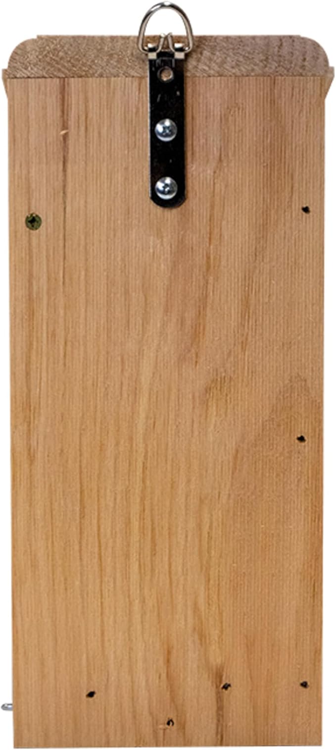 Eastern Bluebird House – Handcrafted in Maine from 1" Pine | Predator Guard Nest Box with Ventilation & Drainage | Easy Clean Side Panel | Insulated Wooden Birdhouse for Backyard Birding, USA Made