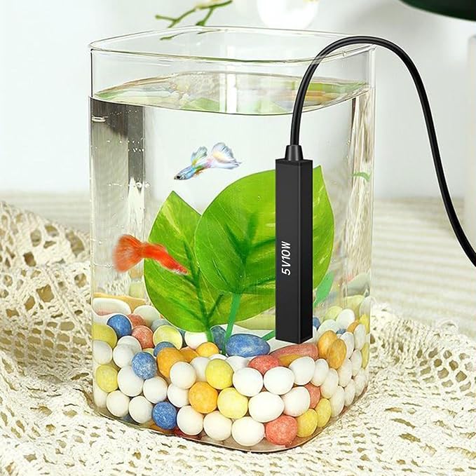 5w / 10w Small Aquarium Heater Fish Tanks Thermostat Temperature Adjustable Rod for Fish Tanks Small Controller