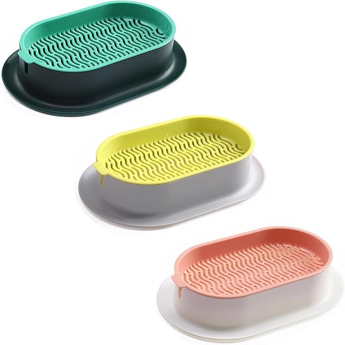 Cat Grass Planter - 3pcs Hydroponic Cat Grass Growing Kit with Germination Tray - Cat Plant Planting Box Nursery Cat Plant for Pet