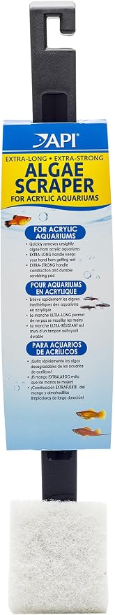 API ALGAE SCRAPER For Acrylic Aquariums 1-Count Container