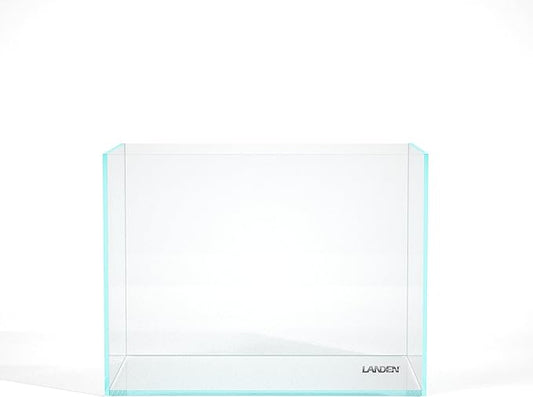 Landen 60H 30 Gallon Rimless Low Iron Aquarium Tank, 23.6" W × 17.7" D × 17.7" H (60cm x 45cm x 45cm) 8mm Thickness with Black Nano Foam Leveling mat Included
