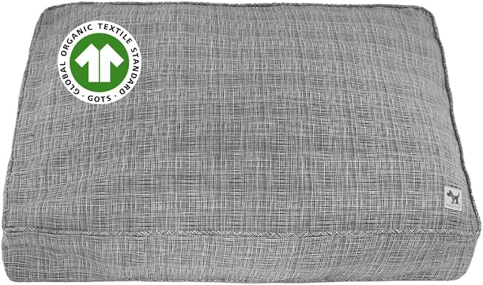 Molly Mutt River Dog Bed Duvet Cover, 100% Cotton Canvas Cover for Dog, Puppy, or Cat Bed, Durable, Washable, and Free of Harmful Chemicals, Small, 22"x27"x5"