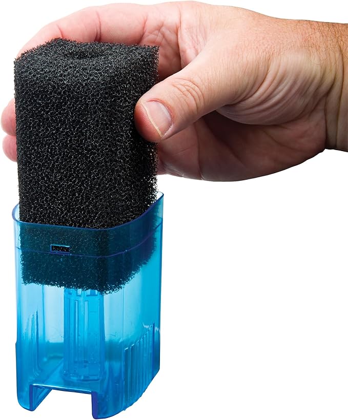 Penn-Plax Cascade 300 Replacement Bio-Sponge - 1 Pack Aquarium Filter Sponge for CIF1 Submersible Internal Media Filter - Easy-to-Clean - Fresh & Saltwater Filtration - Black, 2 x 1.75 x 1.75 Inches