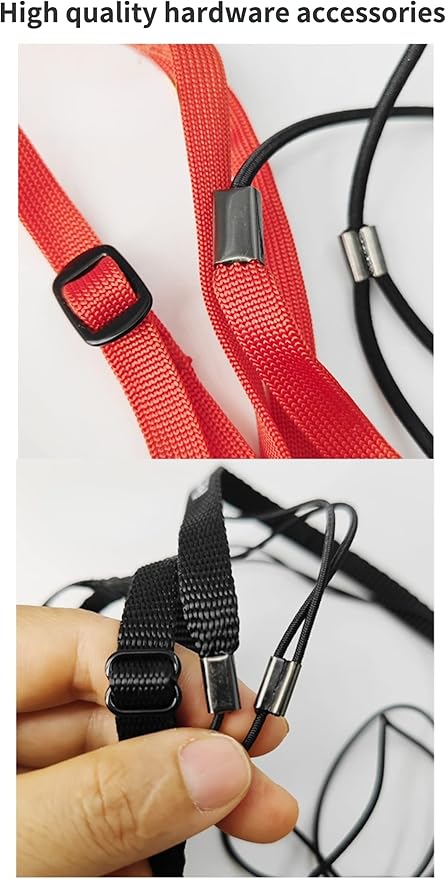 Adjustable Bird Harness with 78.7 Inch Leash, Outdoor Flying Training Rope Kit for Bird Parrots, Parrot Flying Rope Straps Outdoor Training Traction Rope for Small Medium Large Size Birds (M)