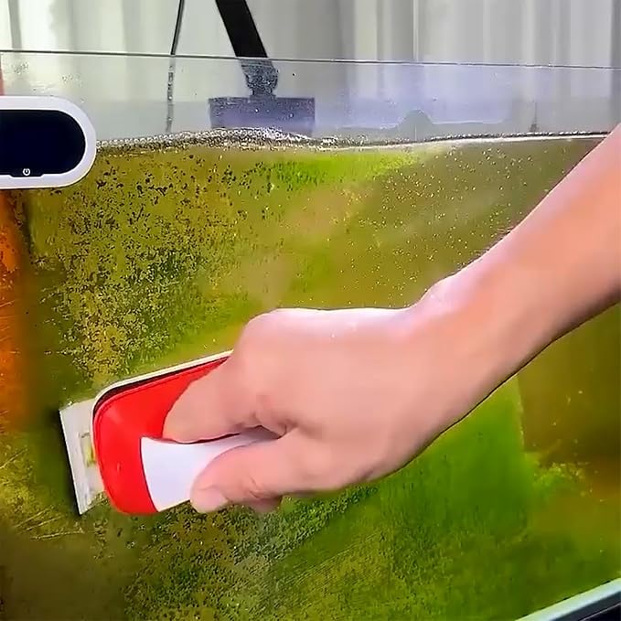 Fish Tank Cleaner Magnet Double-Sided Magnetic Effective Algae Removal | Aquarium Floating Cleaning Brush for Fish Tank