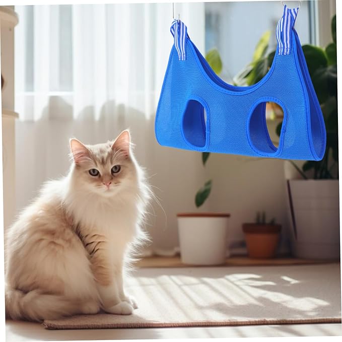 BESPORTBLE Pet Grooming Hammock for Cats Dogs Space-Saving Design for Nail Clipping Versatile Grooming Strap for Various Home Decor Styles