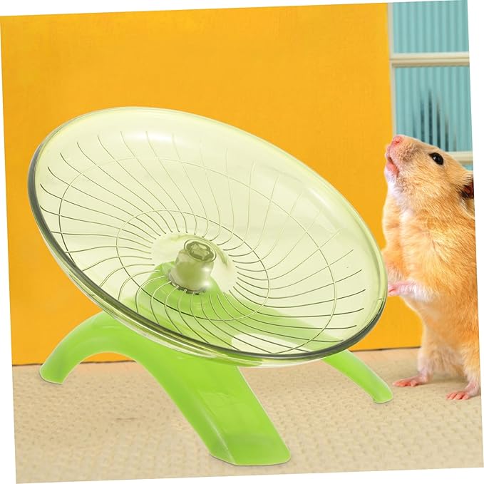 Hamster Exercise Wheel Low Noise Running Saucer for Gerbils Chinchillas Hedgehogs Pet Toys