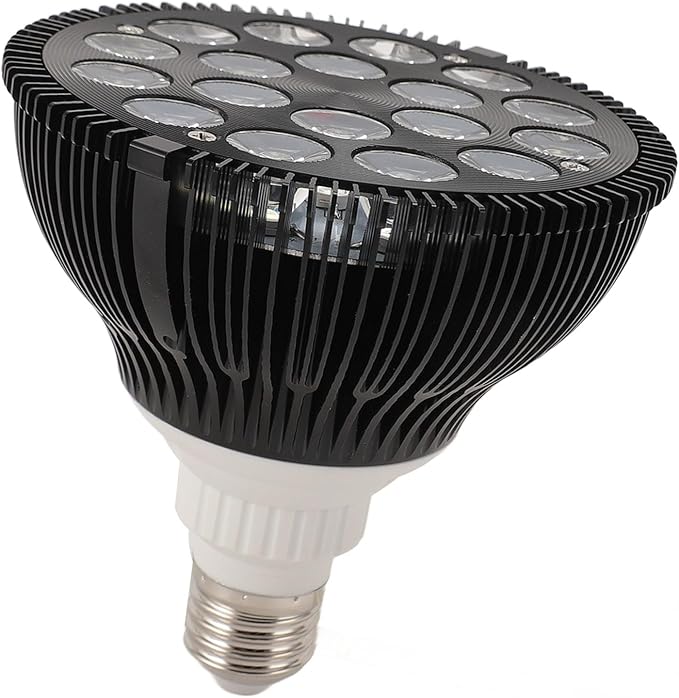 LED Aquarium Lights Bulb, 18W Saltwater Aquarium Light, Aquarium Plant Lights Fish Tank Bulb with 6 Band Full Spectrum, Fish Tank Light for Fresh Water Light Multi Color,