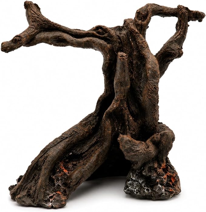 Aquarium Tree Root Resin Trunk Wood Branch Fish Tank Decor | Resin Tree Root Trunk Model Adds A Natural Wood Look To Aquariums Fish Tanks And Underwater Landscapes