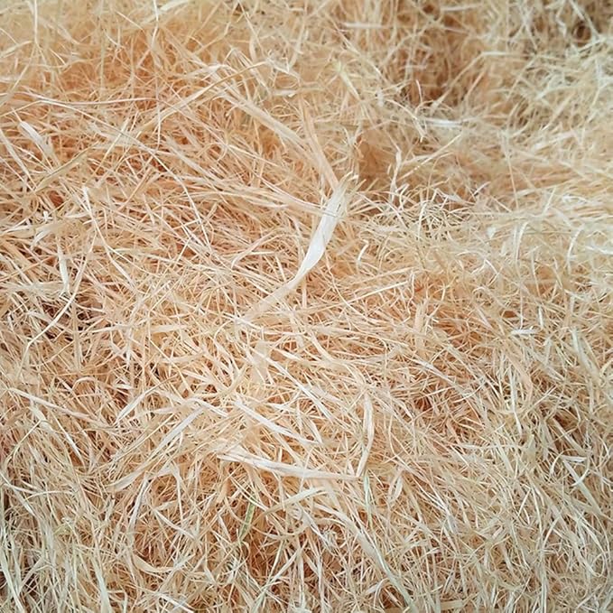 CREATCABIN 30G Natural Raffia Grass Bird Nesting Grass Easter Basket Gift Box Vase Filling Decoration Canary Finch Box Fillers for Birds Pets Nest Cages Budgie Hummingbird Parakeet Gift Packing