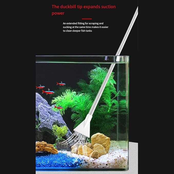 Aquariums Maintenance Siphons Kits with Adjustable Waterflow Valves for Easy Water Changing and Gravels Washing Aquariums Siphons Vacuum