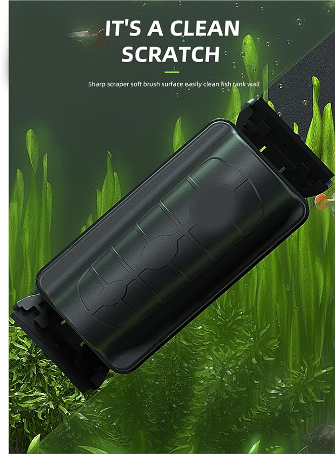 Fish Aquarium Super Strong Glass Fish Tanks Magnet Brush Algae Scrapers Floating Brush