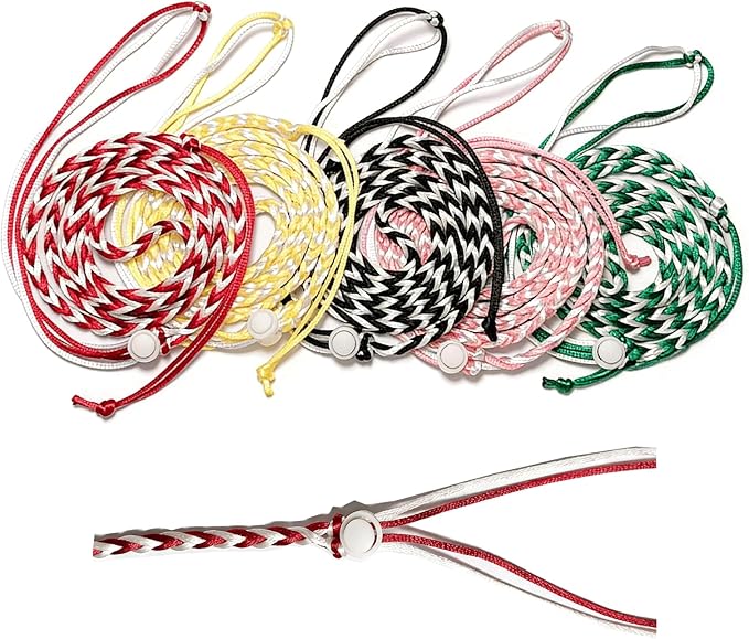 5 Pack Adjustable Hamster Leash and Harness, Small Animal Harness and Leash for Ferret, Hamster, Chinchilla, Rabbit, Guinea Pig, Squirrel, Rat, Mouse, 55 Inch
