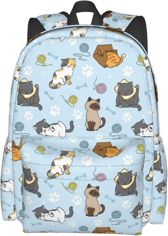 Cut cats Backpack for Women 16.9 inch Travel Casual Laptop Backpack Lightweight Waterproof Hiking Daypack