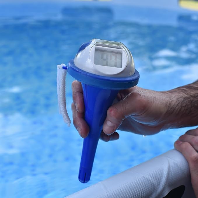 GAME Pool Thermometer- Large Display, Easy to Read, Shatter Resistant Casing, for Outdoor and Indoor Swimming Pools, Spas, Hot tubs and Aquariums