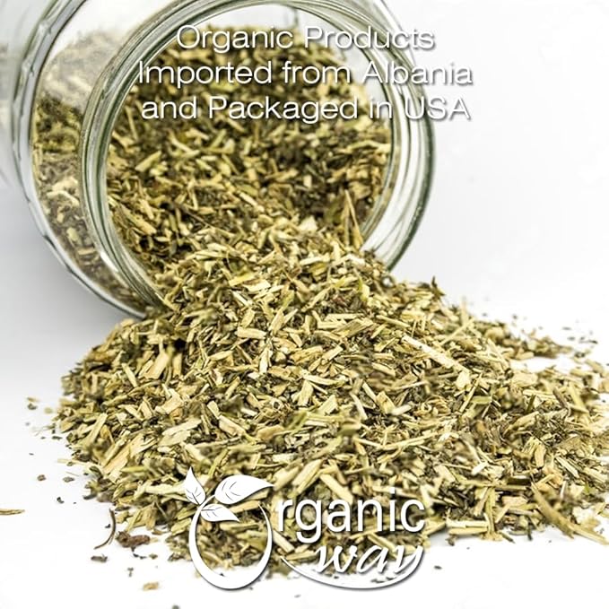 Organic Way Catnip Leaf and Flower Cut & Sifted (Nepeta cataria) - Herbal Tea | European Wild-Harvest | Kosher & USDA Certified | Vegan, Non-GMO & Gluten Free | 100% Raw from Albania (1LBS / 16Oz.)