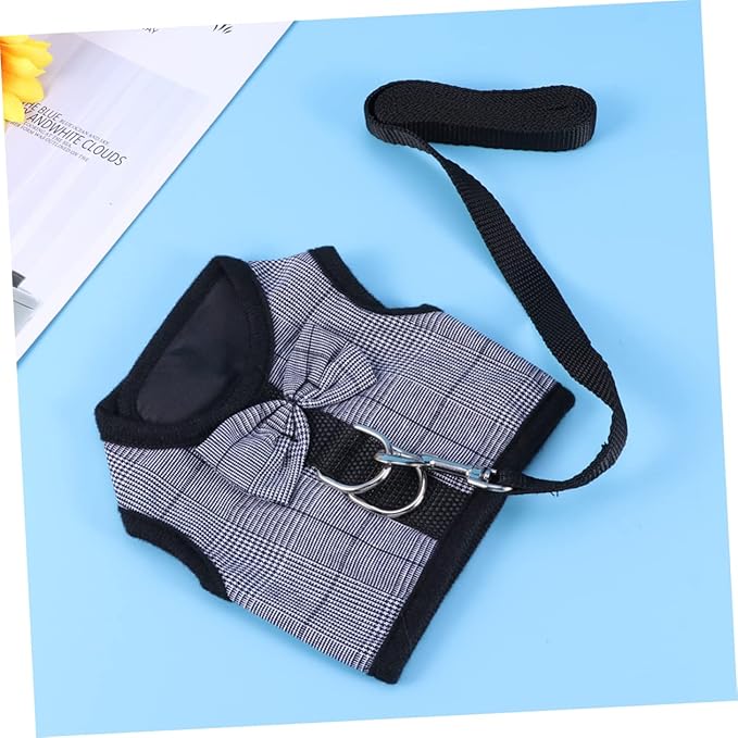 Toddmomy Pet Leash Rabbit Accessory Harness Breathable Mesh Vest Easy Off for Small Animals Style Harness