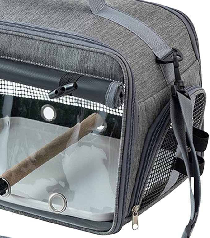 Portable Bird Carrier Bag, Breathable Waterproof Pet Travel Cage, Removable Bird Carrier with Handle, Lightweight Fabric Travel Bag, Parrot with Ventilated Design, Pet Transport for Outdoor Use