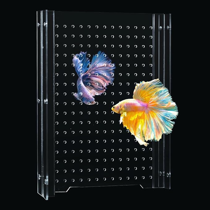 Acrylic Fish Tank Divider for 55 Gallon Aquarium, 55gal Tank Separator