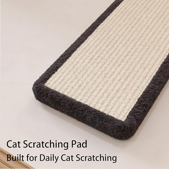 Cat Wall Shelves, 10-Piece Complete Cat Wall Furniture System with Perches and Scratching Posts, Stable Floating Climbing Set for Large Indoor Cats, Space Saving Kitty Furniture - Dark Gray