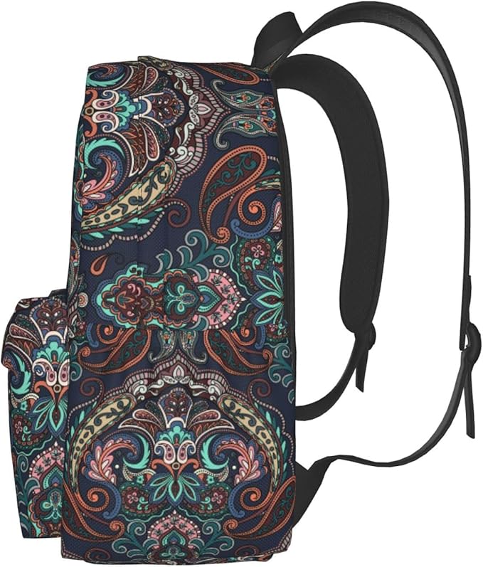 Pais-ley Backpack for Women 16.7 inch Travel Casual Laptop Backpack Lightweight Waterproof Durable Hiking Daypack