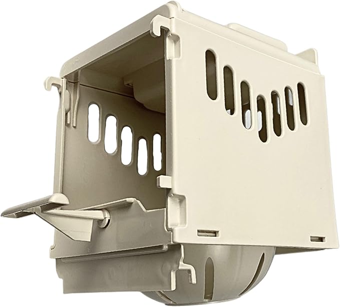 Plastic Bird Nest Box, Removable and Portable Nest Cup with Sliding Back Door for Easy Cleaning and Deposit to Store The Eggs of Canaries, Finches, Exotic Birds and Small Parrots