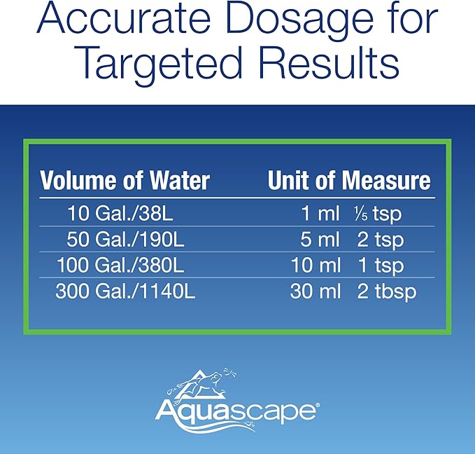 Aqauscape Algaecide for Pond, Waterfall, and Water Features, 16-Ounce, 96023