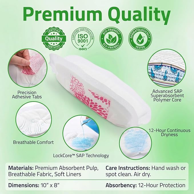 10 Pack Super Absorbent Pet Training Pads + 1 Set Durable Pet Leash & Harness | Leak-Proof Essentials for Indoor & Travel (S Size Red)