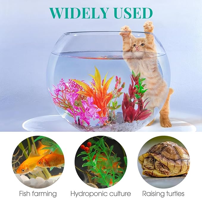 GANAZONO Glass Round Fish Tank 7.87X7.87X6.29 Inch Clear Small Fish Bowl Desktop Aquarium for Goldfish Home Office Wedding Decoration and Hydroponic Vase