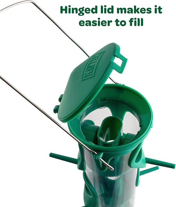 Kaytee Songbird Wild Bird Diffuser Tube Feeder with 10 Perches, Pack of 2