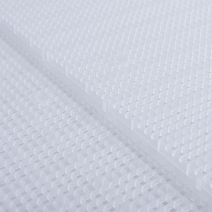 Aquarium Grid Isolate Board Divider Fish Tank Bottom Black Filter Tray Plastic Crate (8pcs)