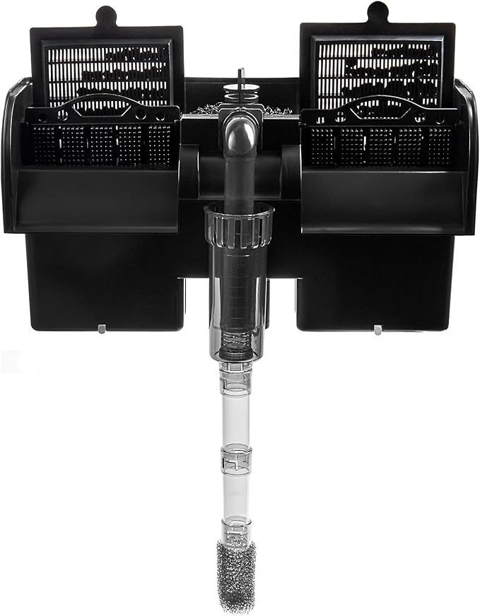 Aquatop Forza Power Filter Surface Skimmer for Aquariums - Adjustable Flow Rate - 40-80 Gallon - Includes Mechanical, Bio-Chemical Filtration