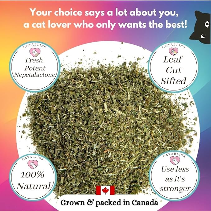 Catnip: Where Every Sprinkle is a Journey to Delight, 2oz Enjoy Sifted Catnip for Cats, Designed for use Loose on The Floor or Easy Refill Catnip Toys.