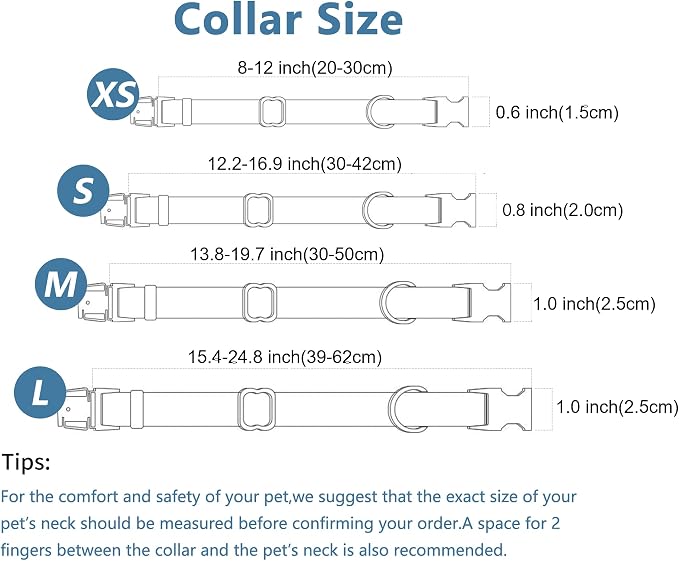 Dog Collar and Leash Set.Soft and Easy to Clean Vegan Leather with Rose Gold Metal Buckle for Small Medium Large Dogs (Grey, XS(8"-12"))