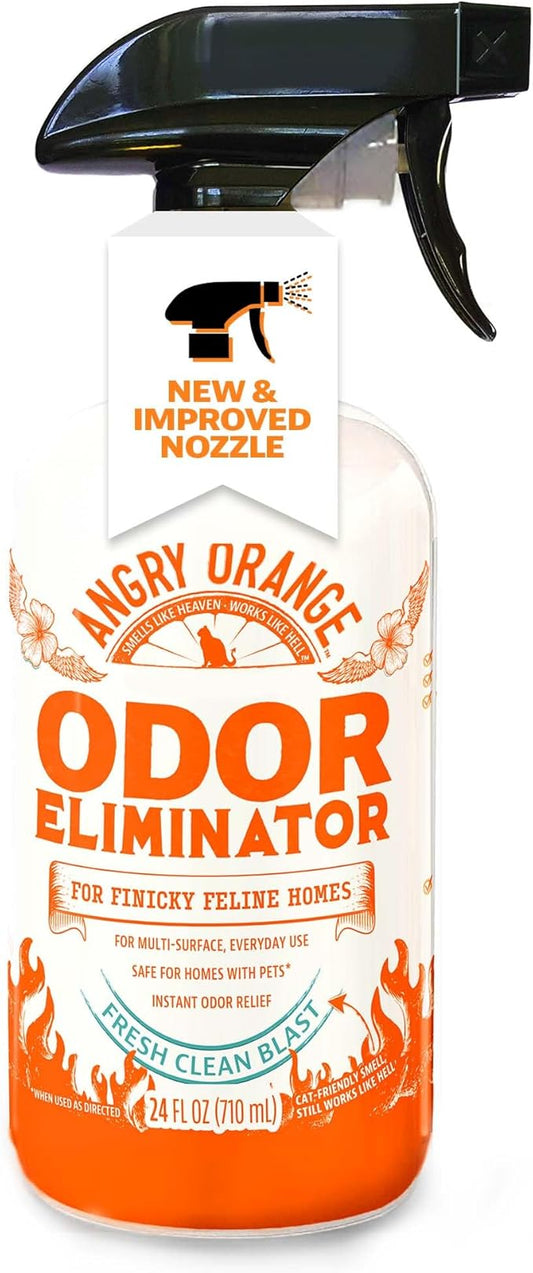 Fresh Scent Pet Odor Eliminator Spray by Angry Orange