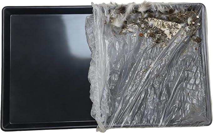 Aogigigio Bird Cage Liner - 50 Pcs Disposable Bird Cage Liners, Large 38 x 22 Inch Cage Liner for Big Tray, Leakproof Plastic Bird Cage Liner for Parakeet, Cage Liners for Small Animals