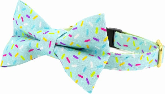 Ultra Joys Breakaway Cat Collar with Bells - Boy & Girl Kittens Collar Kit with Bowtie - Large