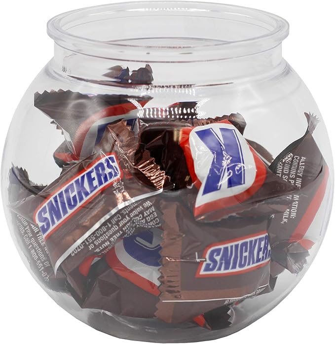 Creative Hobbies® 16 oz Clear Plastic Fish Bowls - 4 Inch (100 mm) Shatterproof Ivy Bowls for Carnival Games, Drinks, Candy & More - Pack of 12 (Pack of 2)