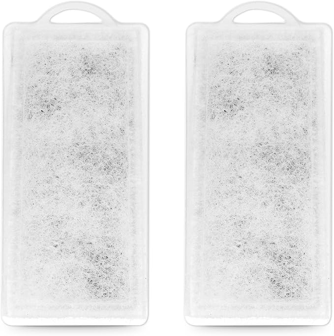Mighty Aquarium Filter HOB Replacement Media - Fish Tank Filters Replacement, Hang-on-Back Small Aquarium Filter, Replacement Filter Cartridge - S MG04 Replacement Cartridge, 2-Pack