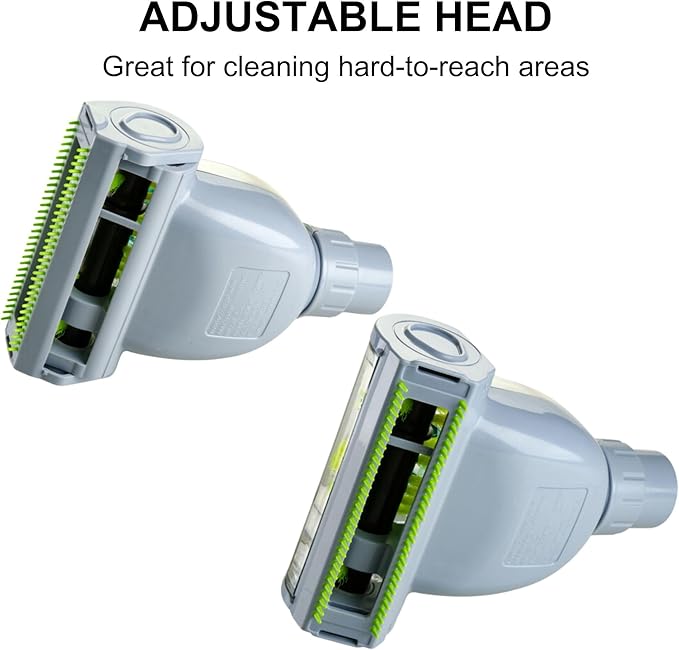 OVENTE Pet Hair or Sofa Brush Vacuum Attachment Compatible with ST2000, ST2010 and ST2620 Electric Canister Vacuums, Efficient on Multi Surface and Easy to Detach After Use, Green ACPST700