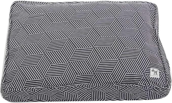 Molly Mutt Dog Crate Pad Cover, 100% Cotton Canvas Cover for Dog or Puppy Crate Bed, Durable, Washable, and Free of Harmful Chemicals, Pre-Shrunk, 30"x21"x2.5", Rough Gem