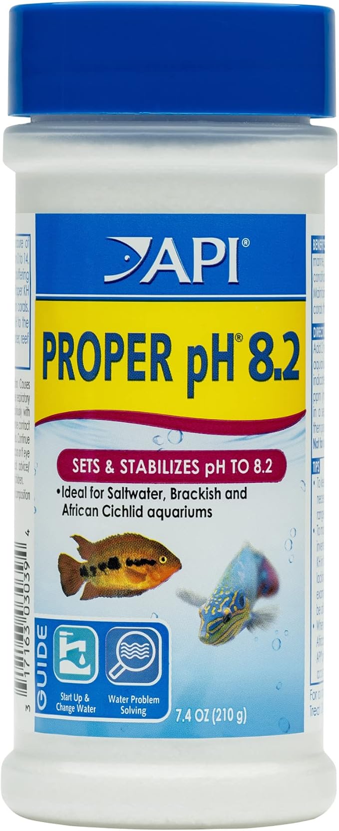 API PROPER pH 8.2 Freshwater Aquarium Water pH Stabilizer 7.4-Ounce Container