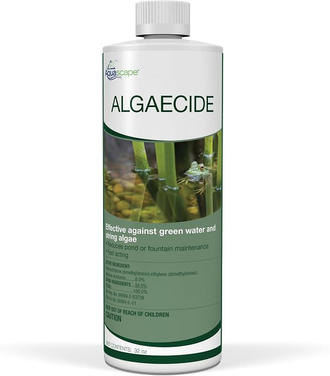 Aquascape Algaecide for Pond, Waterfall, and Water Features, 32-Ounce, 96024