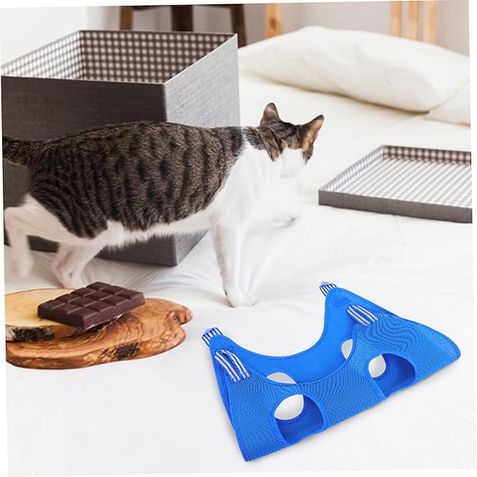 Totority Animal Hammock for Cats and Dogs Pet Grooming Tool Holder Space Saving Wall Mount for Nail Trimming and Home Decoration