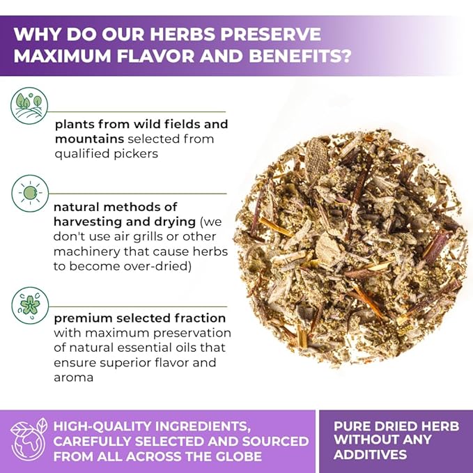 4 oz. Dried Sage Herb Herbs Tea (Salvia Officinalis) - 113g (4 oz) Herbal Tea Salvia Sage