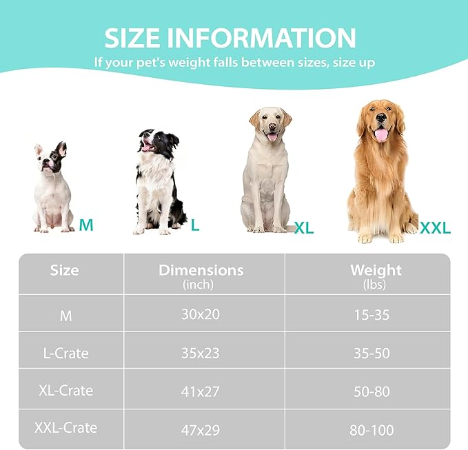 Cooling Dog Bed for Medium Dogs - Orthopedic Pet Beds with Memory Foam, QMAX>0.5, Waterproof Removable Washable Cover for Hot Weather, Dark Beige, 30" L x 20" W x 3" H