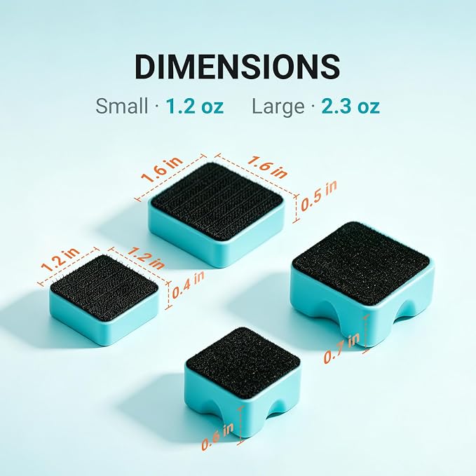 Enhanced Magnetic Glass Algae Scraper for Aquariums | Nano & small sizes available, strong magnet, non-floatable, glass-safe, compact for betta & small aquariums