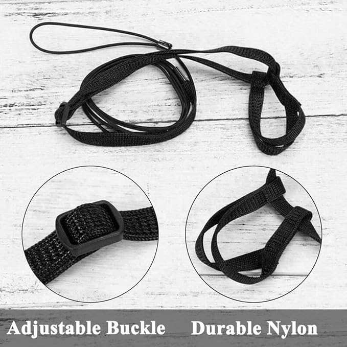 XISAOK Parrot Bird Harness Leash Supplies Adjustable Anti-Bite Training Rope Outdoor Activities Flying Traction Straps Band