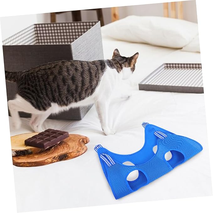 Milisten Pet Hammock for Cats Dogs Grooming Sling for Nail Trimming Space-Saving Wall Door Hanging Comfortable and Safe Design