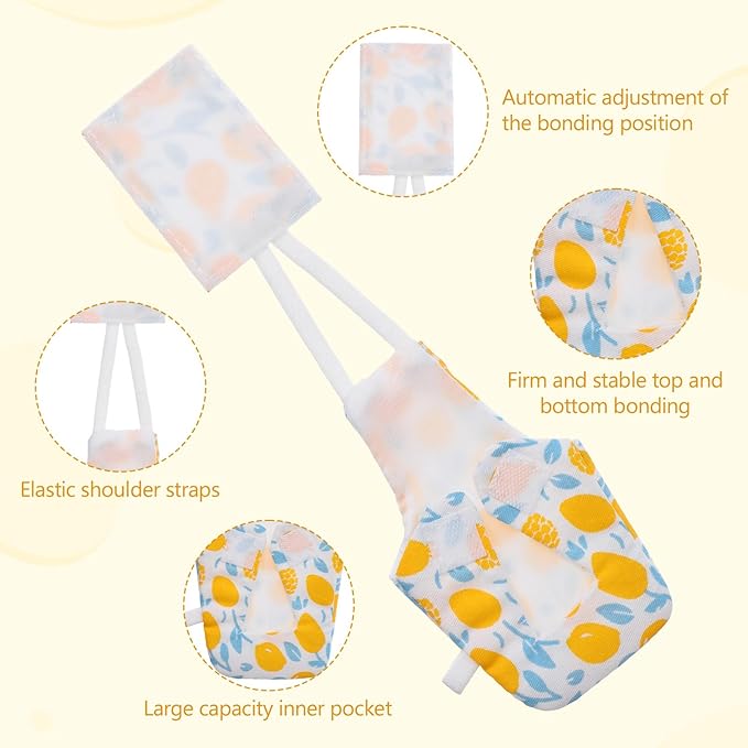 4Pcs Bird Diaper - Cute Pet Bird Diaper with Waterproof Inner, Reusable Flight Suit for Cockatiel Parakeet (Medium)